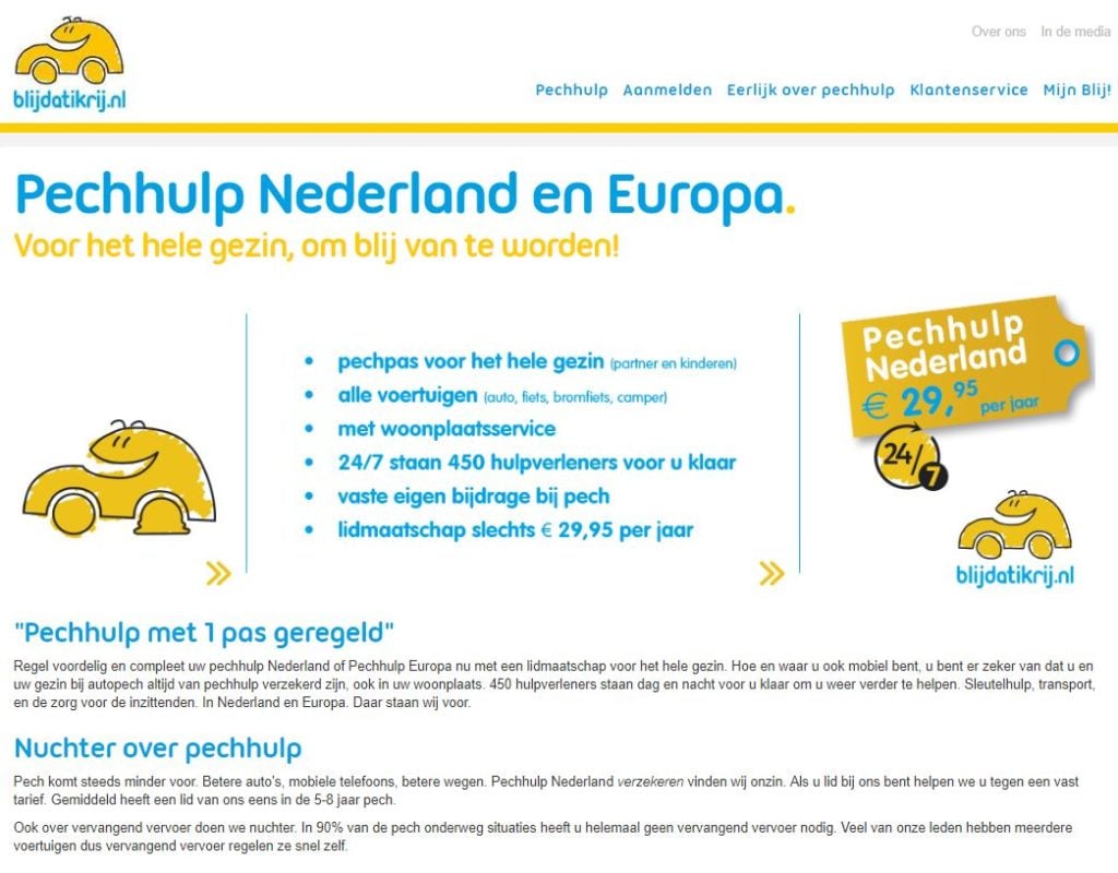Website van blijdatikrij.nl