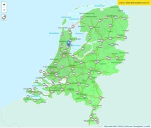 Strooikaart Rijkswaterstaat